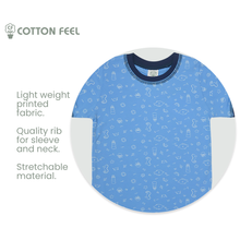 Load image into Gallery viewer, Cute Sky Blue Seahorse Short Sleeve Pyjamas