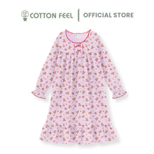 Load image into Gallery viewer, Light Pink Night Gown With Bear & Ribbon Full Print