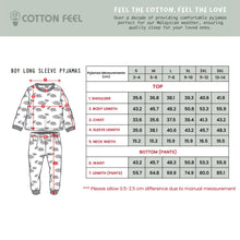 Load image into Gallery viewer, Navy Blue Long Sleeve Pyjamas With Camping Block Print