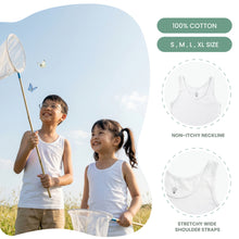 Load image into Gallery viewer, White Cotton Tank Top