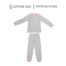 Load image into Gallery viewer, Light Grey Long Sleeve Pyjamas With Alpacas & Polar Bear Full Print