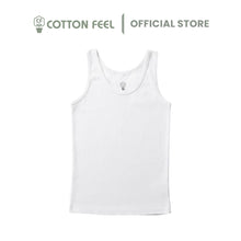 Load image into Gallery viewer, White Cotton Tank Top