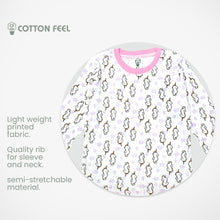 Load image into Gallery viewer, Pink White Seahorse Print Long Sleeve Kids Pyjamas