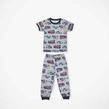 Load image into Gallery viewer, Grey Cars Short Sleeve Pyjamas