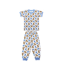 Load image into Gallery viewer, White Soccer Ball Short Sleeve Pyjamas