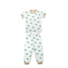 Load image into Gallery viewer, Frog Print Short Sleeve Pyjamas