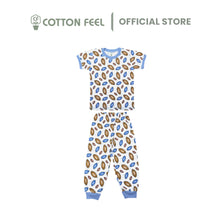 Load image into Gallery viewer, White Short Sleeve Pyjamas With Soccer Ball Full Print

