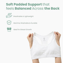 Load image into Gallery viewer, White Modal Bra Razor Back Design With Pad
