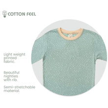 Load image into Gallery viewer, Green Long Sleeve Pyjamas With Polka Dot Full Print
