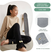 Load image into Gallery viewer, Grey/Black Knit Legging
