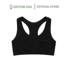 Load image into Gallery viewer, Black/White Modal Bra Razor Back Design Lining
