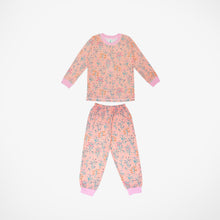 Load image into Gallery viewer, Peach Floral Long Sleeve Pyjamas
