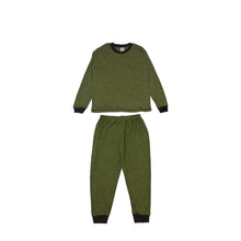 Load image into Gallery viewer, Army Green Bear Long Sleeve Pyjamas
