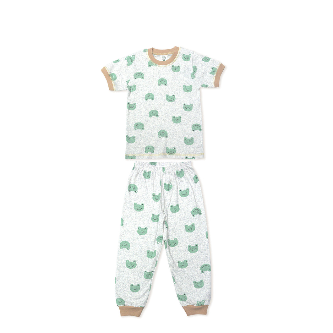 Frog Print Short Sleeve Pyjamas
